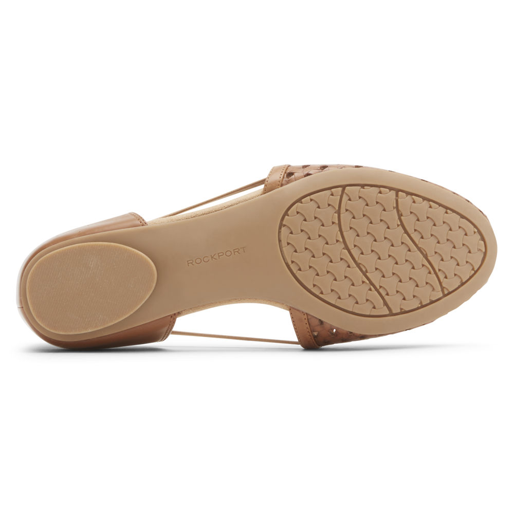 Rockport Flats Sko Dame Rosa - Reagan Perforated - JOXD14290